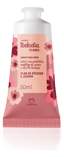 Crema De Manos Flor De Durazno Y Jasmin Tododia Natura 50ml