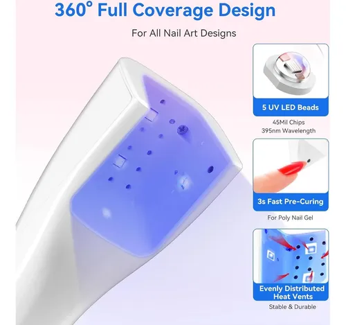 Lámpara Uv Led Makartt Flash Cure 222 Mw/cm² 2