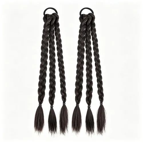 2 Trenzas De Cabello Sintético, Extensiones De Cabello Trenz