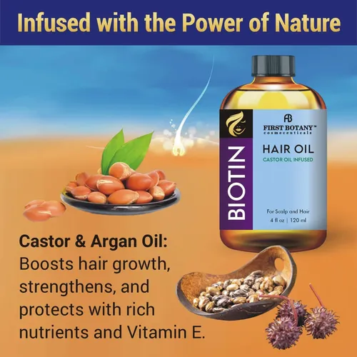 Sérum Capilar First Botany Biotin Ricino Oil 120ml