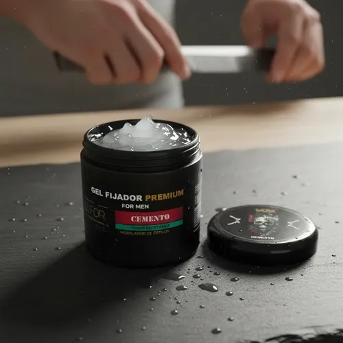 Gel Fijador Beauty Walfor Premium For Men Cemento 450 G