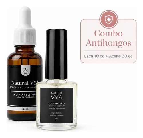 Aceite Antihongos Manos 10 Cc Y Pies 30cc Natural Vya Neutra