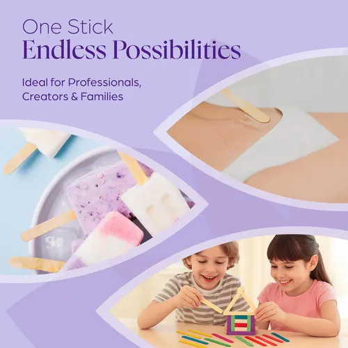 Aplicadores De Madera Wax Sticks Pure Awareness 150