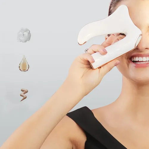 Qw Gua Sha Eléctrico, Masajeador For Cuello, Blanco 2026