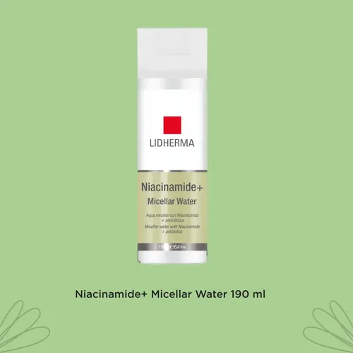 Agua Micelar Desmaquillante Lidherma Niacinamida Anti Acne