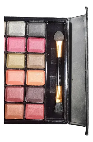 Set X 7 Brochas De Maquillaje Con Estuche – Genérica