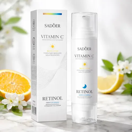 Contorno De Ojos Antiojera 2 En 1 Vitamina C +retinol Sadoer Todo Tipo De Piel Día/noche