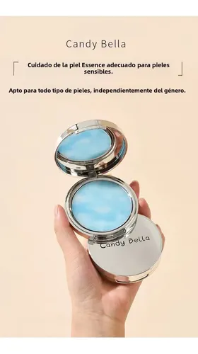 Base Polvo Efecto Cielo Azul Sin Ceniza Control Aceite Natur