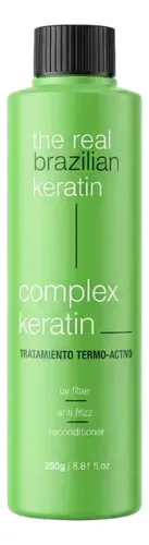 Alisado Complex Keratina + Plastificado 250g Real Brazilian
