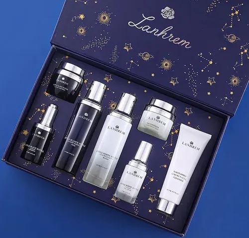 Set De 7 Unidades De Tónico Y Crema Hidratante Para El Cuida