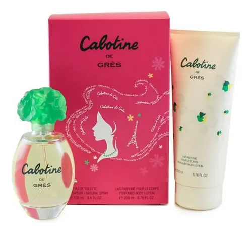Set De Regalo Cabotine De Gres Edt Para Mujer, 100 Ml, Más Loción Corporal