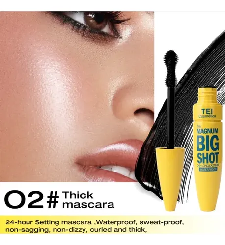Mascara Pestañas Negro The Magnum Big Shot Tei Waterproof