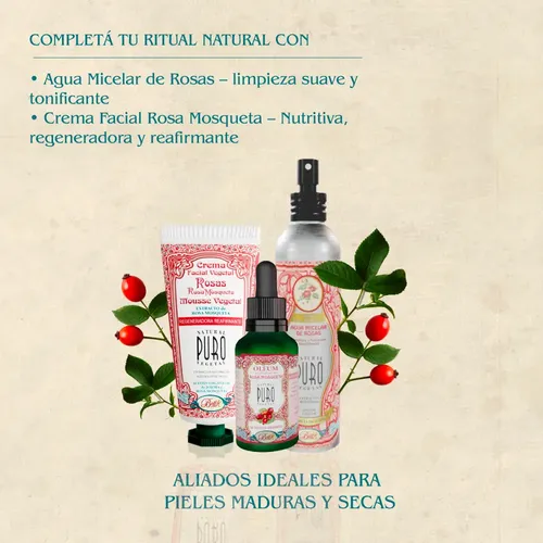 Aceite Facial y corporal De Rosa Mosqueta Orgánico 30ml Boti-k Puro
