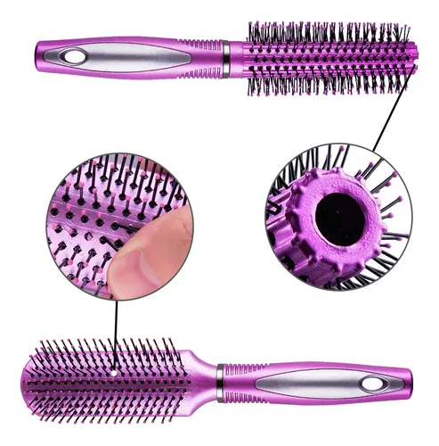 Juego De Cepillos Para Peinar Cabello Siquk 7 Piezas