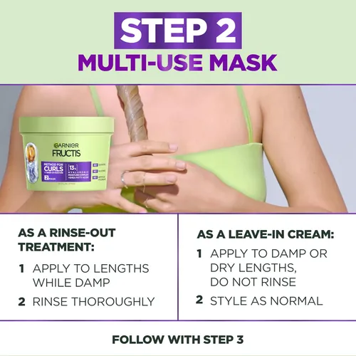 Mascarilla Capilar Garnier Fructis Method For Curls, 12.5 Fl