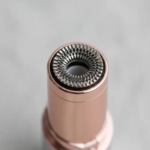 Depiladora facial eléctrica portátil con forma de lápiz labial