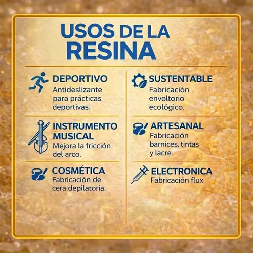 Resina Colofonia De Pino Cristal Natural Ww X 5 Kg