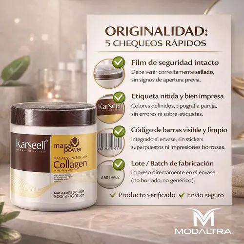 Máscara Capilar Karseell Colágeno Original 500g