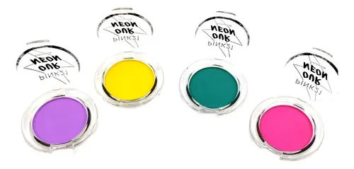 Set 8 Paletas De Sombras De Ojos Fluo Neon Pink 21