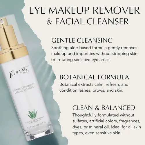 Removedor De Maquillaje Y Limpiador Facial Para Pestañas