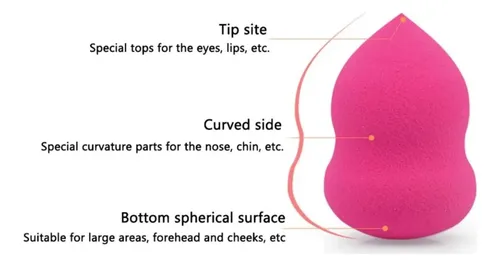 Esponjas De Maquillaje Beauty Blender Latex Gota Silueta X 1