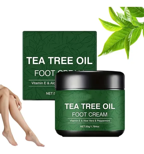 1. Crema For Pies Con Aceite De Árbol De Té, Crema For Pies