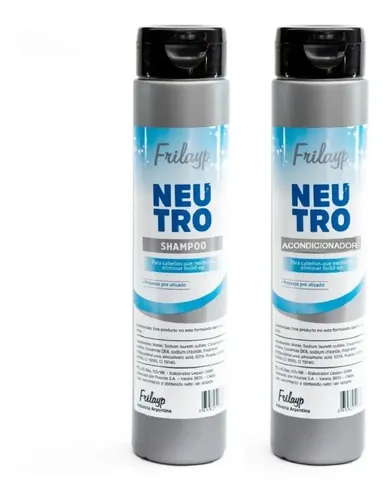 Shampoo + Acondicionador – Neutro Frilayp 370cc Pre Alisado