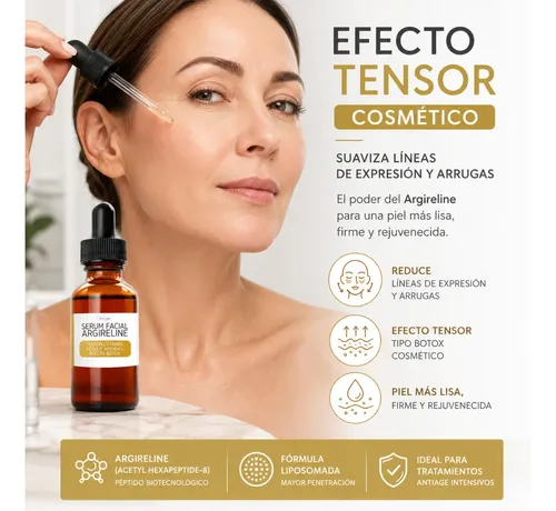 Argireline Serum Efecto Toxina Botulínica Botox 15cc, Tensor