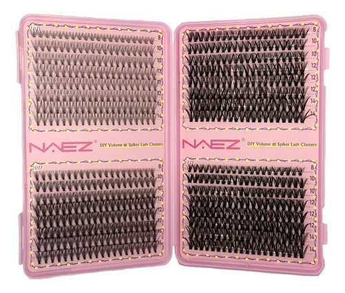 Libro Pestañas Postizas Naez 10 20 30 40p 8 A 14mm Lashes
