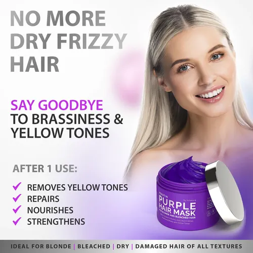 Mascarilla Capilar Sunatoria Keratin Purple & Blue Para Cabe