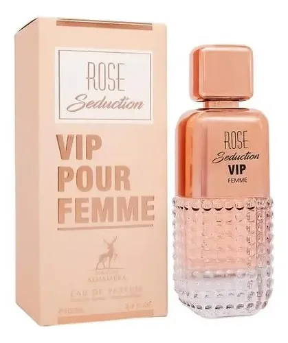 Perfume Árabe Maison Alhambra Rose Seduction Vip Para Mujer