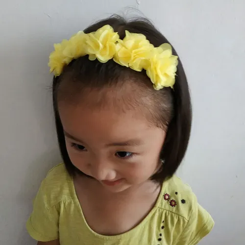 Diadema De Flores Para Niñas Pequeñas, Bonito Accesorio Elás