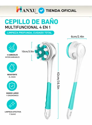 Cepillo Exfoliante Corporal Eléctrico Inalámbrico Spa