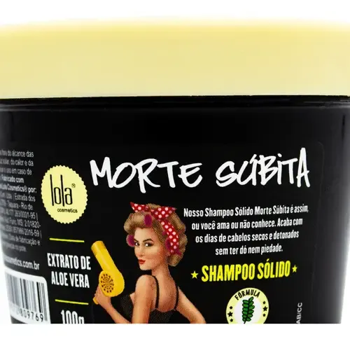 Lola Morte Súbita Shampoo Sólido Hidratante Cabello 100gr
