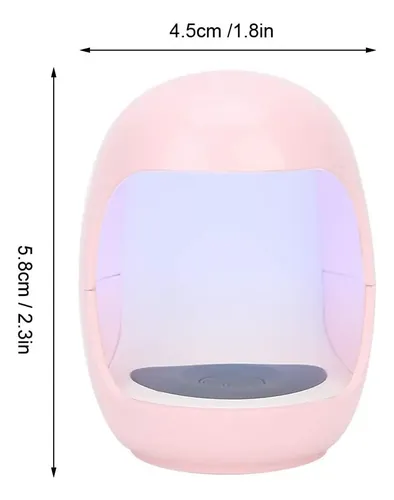 Mini Cabina Uv Led 6w Cherrycoco Gelificadas Press Semi Rosa