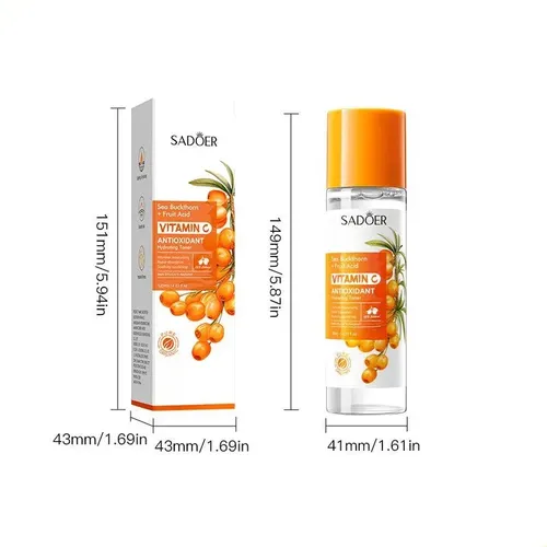 Tónico Sadoer Antioxidante De Espino Amarillo Con Vitamina