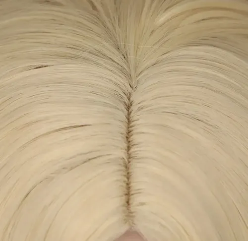 Peluca Ondas Rubia Simil Natural Cosplay Drag Oncológica