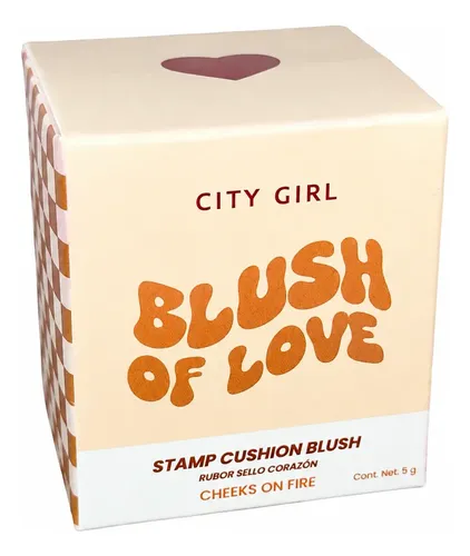 Rubor City Girls Blush Of Love Stamp Cushion Blush