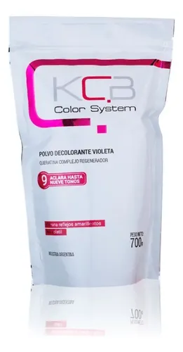 Polvo Decolorante Violeta Color System Kcb 700g