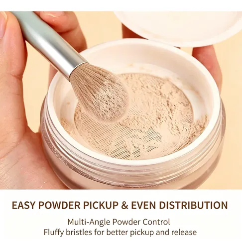 Juego De Brochas Con Cerdas Suaves Estuche Compacto Portátil