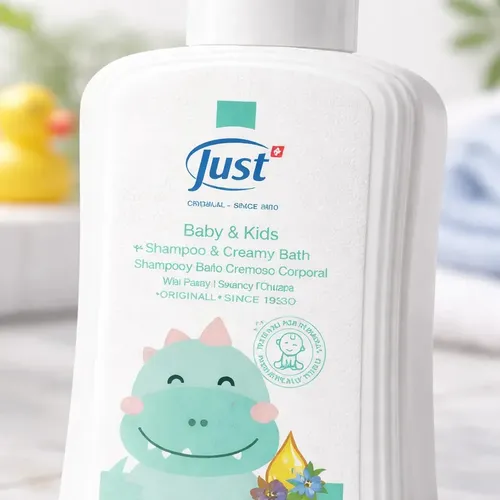 Shampoo Y Baño Cremoso Corporal Baby&kids Swiss Just