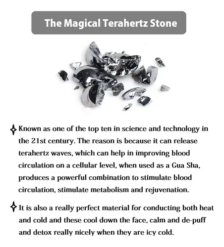 Masajeador Gua Sha Piedra Terahertz Drenaje Linfático