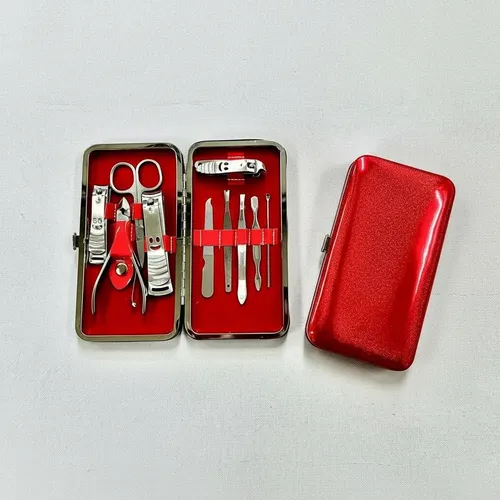 Set Kit Manicuría 10 Piezas Acero Inox