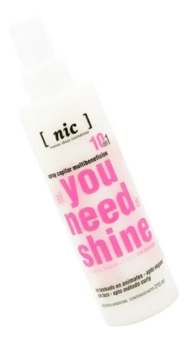 Nic All You Need Is Shine Acondicionador 10 En 1 Brillo 6c