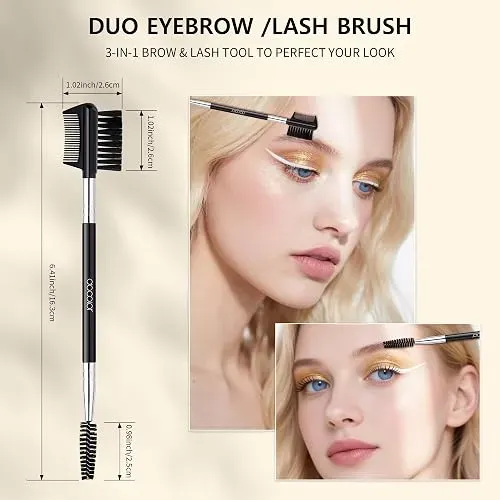 Docolor Lapiz Micro Cejas Maquillaje Doble Cara Marron Suave