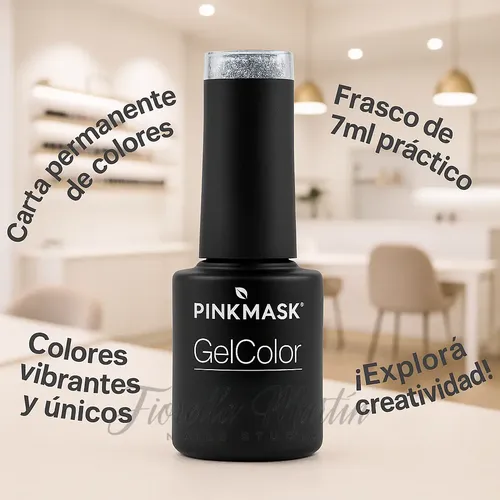Pink Mask Gel Color Uv/led Semipermanente 7ml