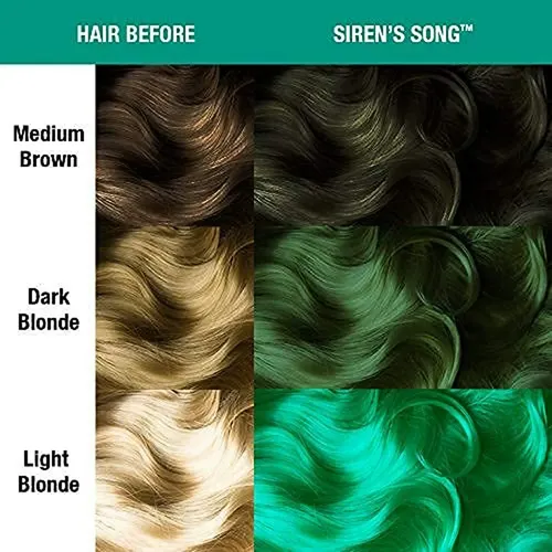 Tinte Capilar Neon Azul-verde Siren’s Song – Vegano – 4oz