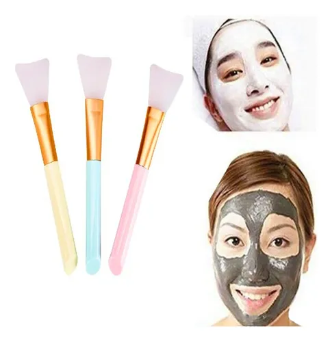 Brocha Pincel Espatula Silicona Para Mascarilla Skincare