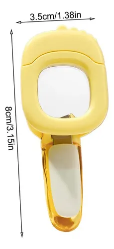 Rii Cortador De Uñas Con Lupa, Portátil, De Viaje, Bolsillo