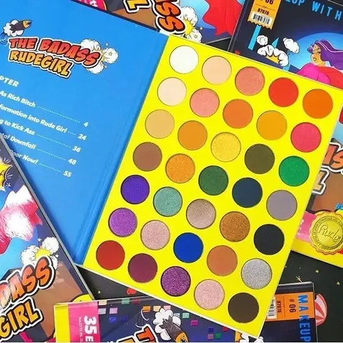 Paleta De 35 Sombras Para Ojos Book 6 The Badass Rudegirl Ru